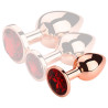 MyPlayToys Plug Bijou anal Redgold S 6.5 x 2.7cm Bijou Rouge